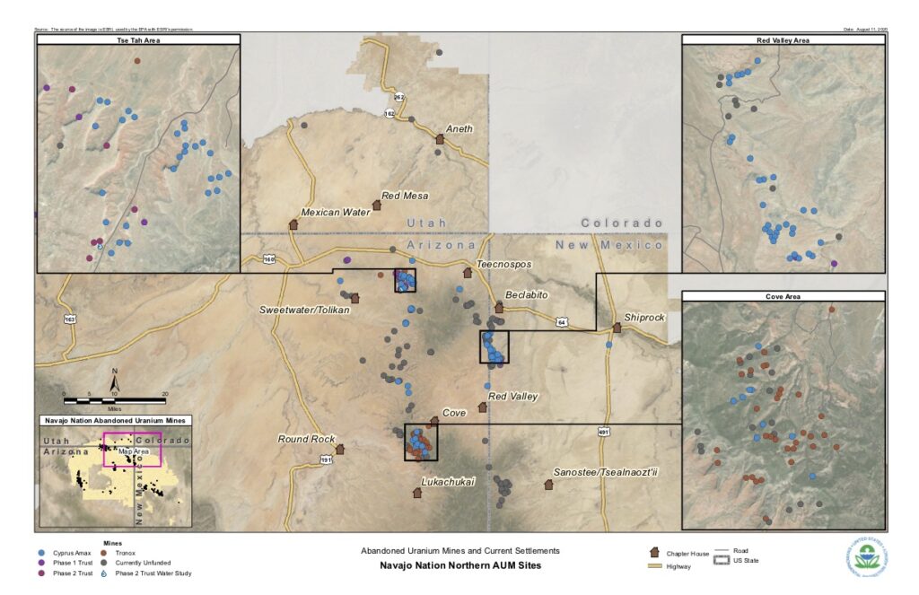 Fact Sheet - Northern Abandoned Uranium Mine (AUM) Region.