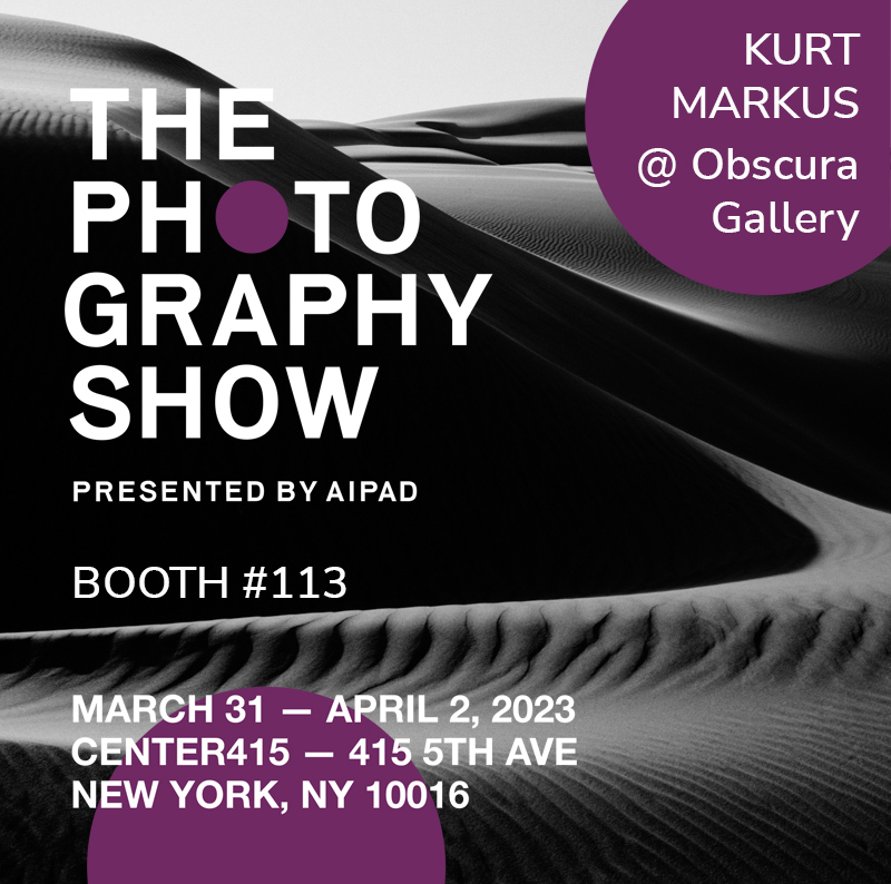 The Photography Show presented by Aipad, Kurt Markus at Obscura Gallery Booth 113 March 31 - April 2, 2023