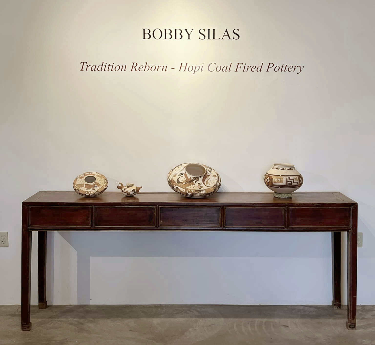Bobby Silas, Tradition Reborn - Hopi Coal Fired Pottery exhibition through August